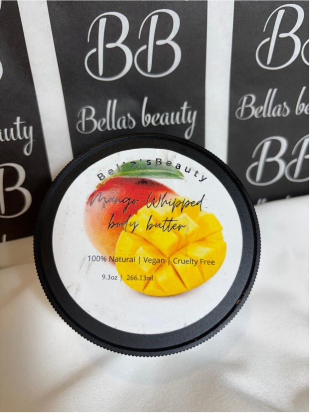 Bellas Beauty Mango Whipped Body Butter One Size Yellow Orange #23 x8P